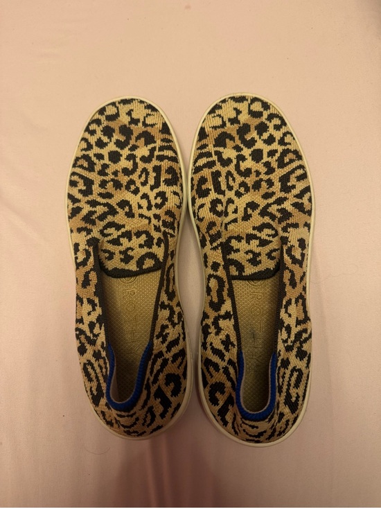 Rothy's Shoes - Rothy's Leopard Print Slip-On Mules - Tan & Black